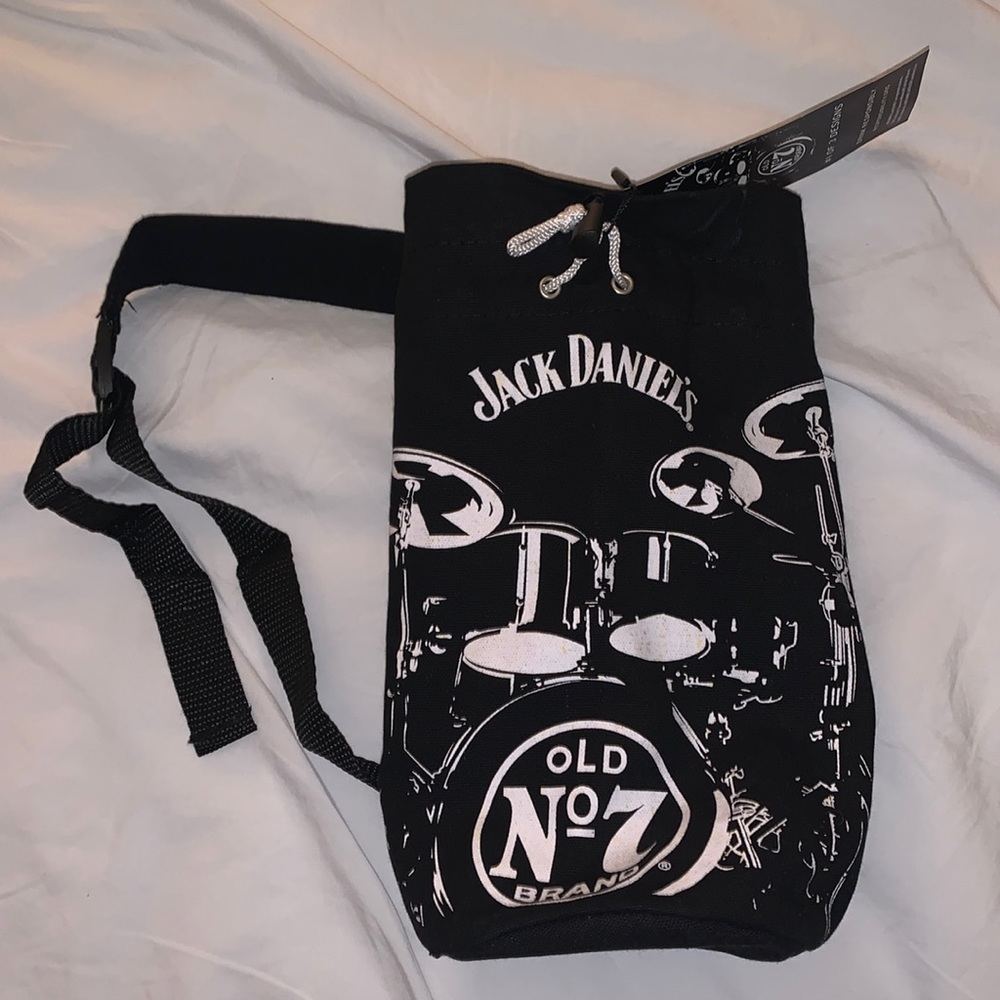 Jack Daniels drawstring one shoulder bag